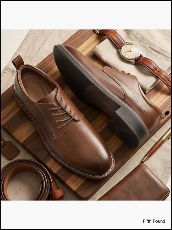 Men\'s Lace-Up Oxford Dress Shoes Business Casual Office
